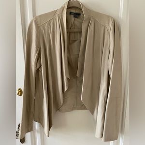 Vince cream leather jacket